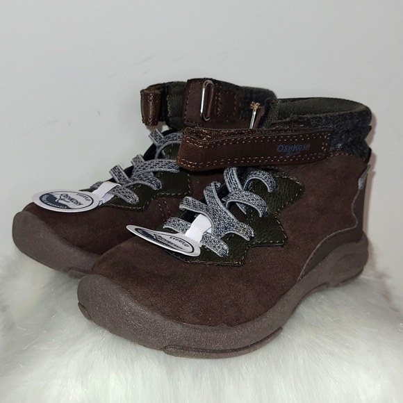 OshKosh B'Gosh Unisex-Child Everest Everplay Fashion Boot US Size 7M Brown NWT - Picture 4 of 16